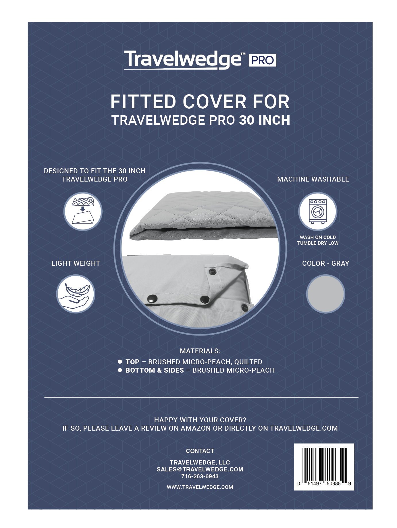 Fitted Cover for 22 Inch Travelwedge PRO