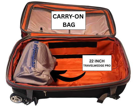 How to Pack a Travelwedge PRO Wedge Pillow for Air Travel