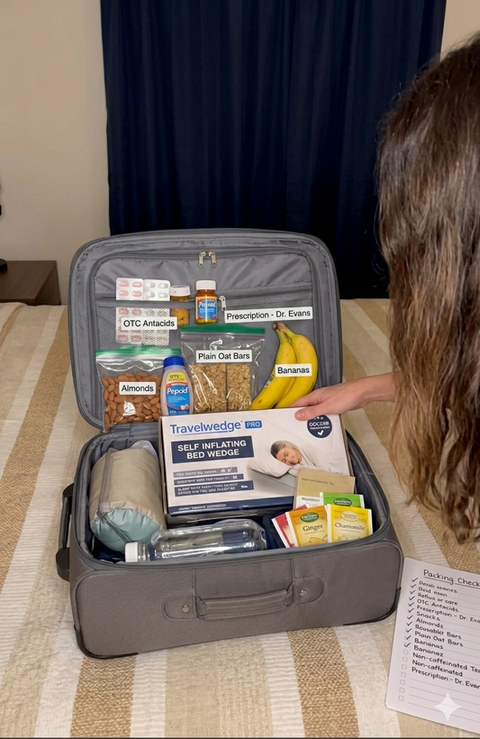 Complete Packing List for Travelers with Acid Reflux